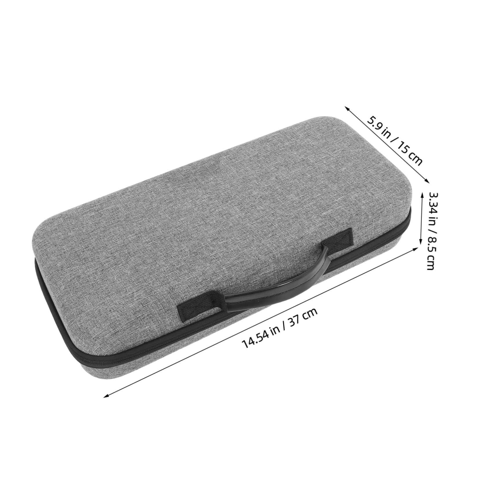 Bolsa de Transporte para Teclado Mecánico Eva Portátil con Asa | Interior Suave Resistente a Golpes, para Hogar y Viaje de Negocios, Ligera para Profesionales y Jugadores
