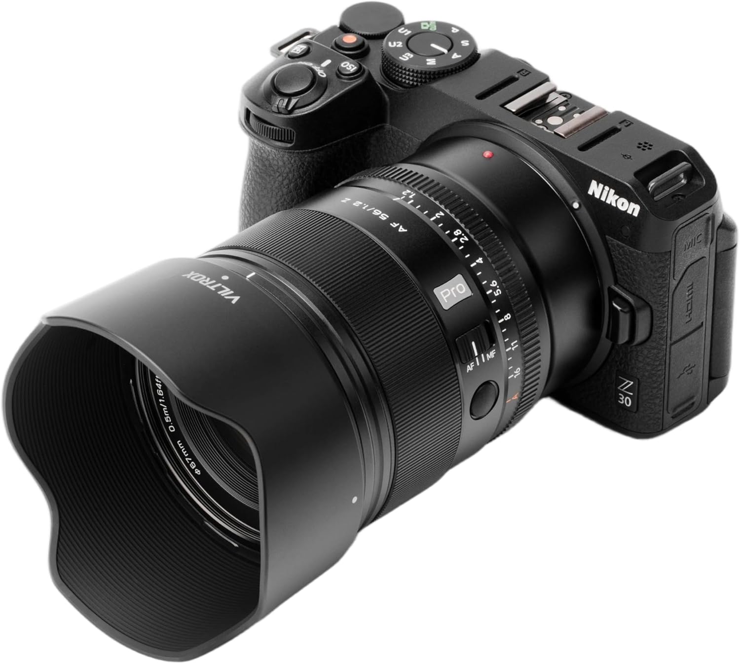 VILTROX 56mm F1.2 Pro Z, AF 56mm f/1.2 Z for Nikon Z-Mount, F1.2 Large Aperture Portrait Lens for Nikon Z Mount Z5 II Z6 II Z7 II Z8 Z9 Zf Z6 III Z7 Z50 Z50 II Z30 Zfc ZR