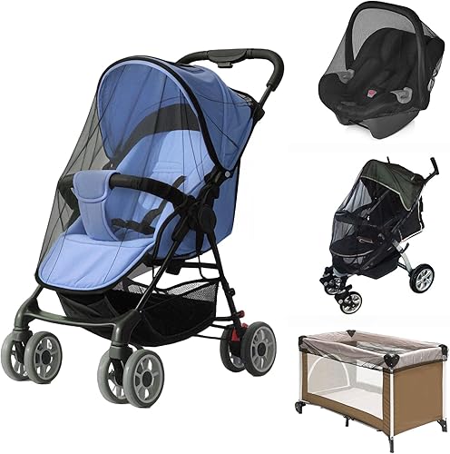 Miniatura 8 de South to East Mosquitera para cochecito, mosquitera para bebés con bolsa de almacenamiento, mosquiteras transpirables y portátiles para cochecitos,