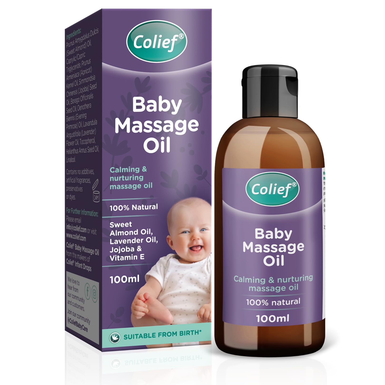 Colief Baby Massage Oil 100ml