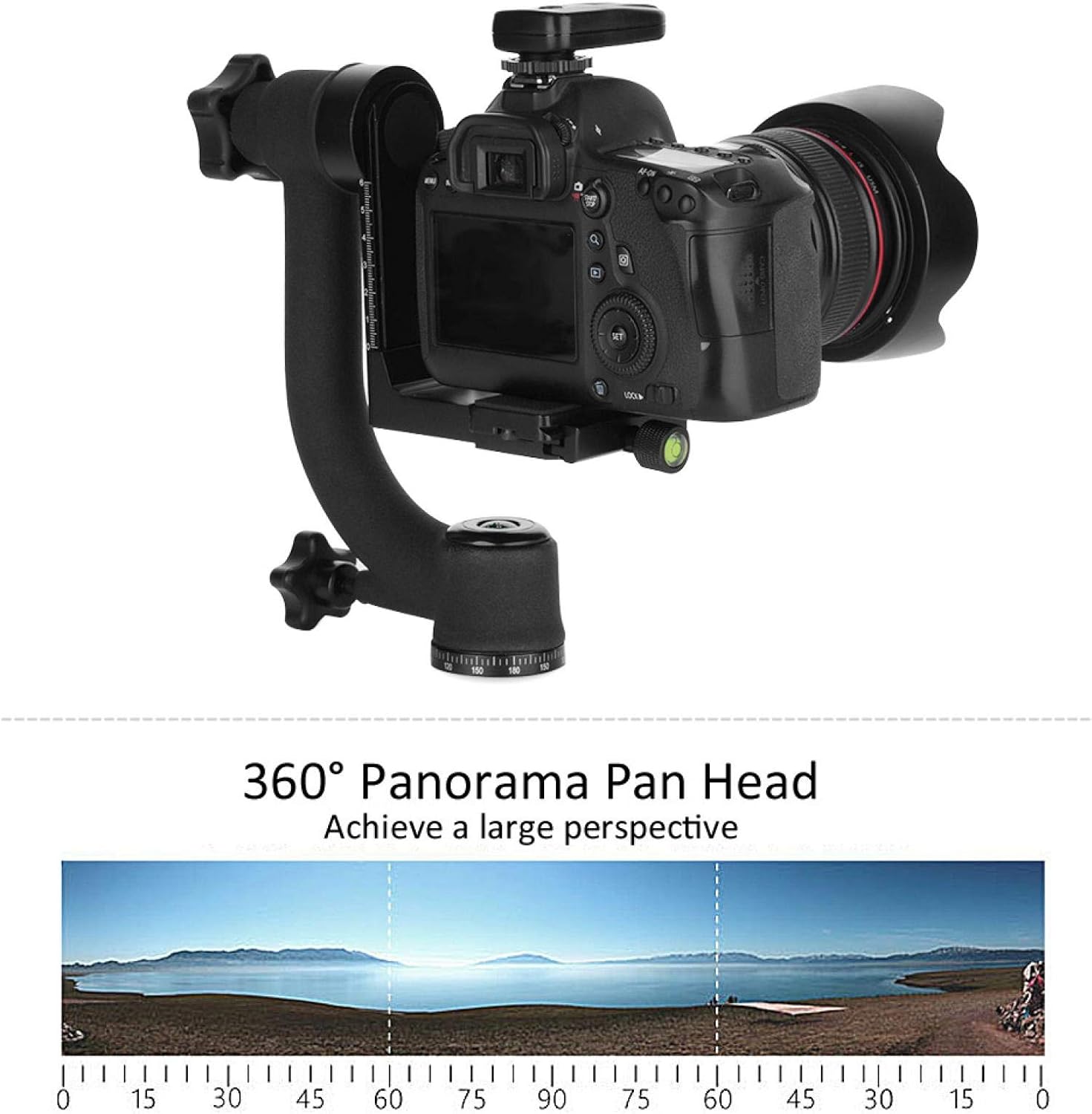 Gimbal Tripod Ball Head,360 Degree Panoramic Gimbal Tripod Ball Head