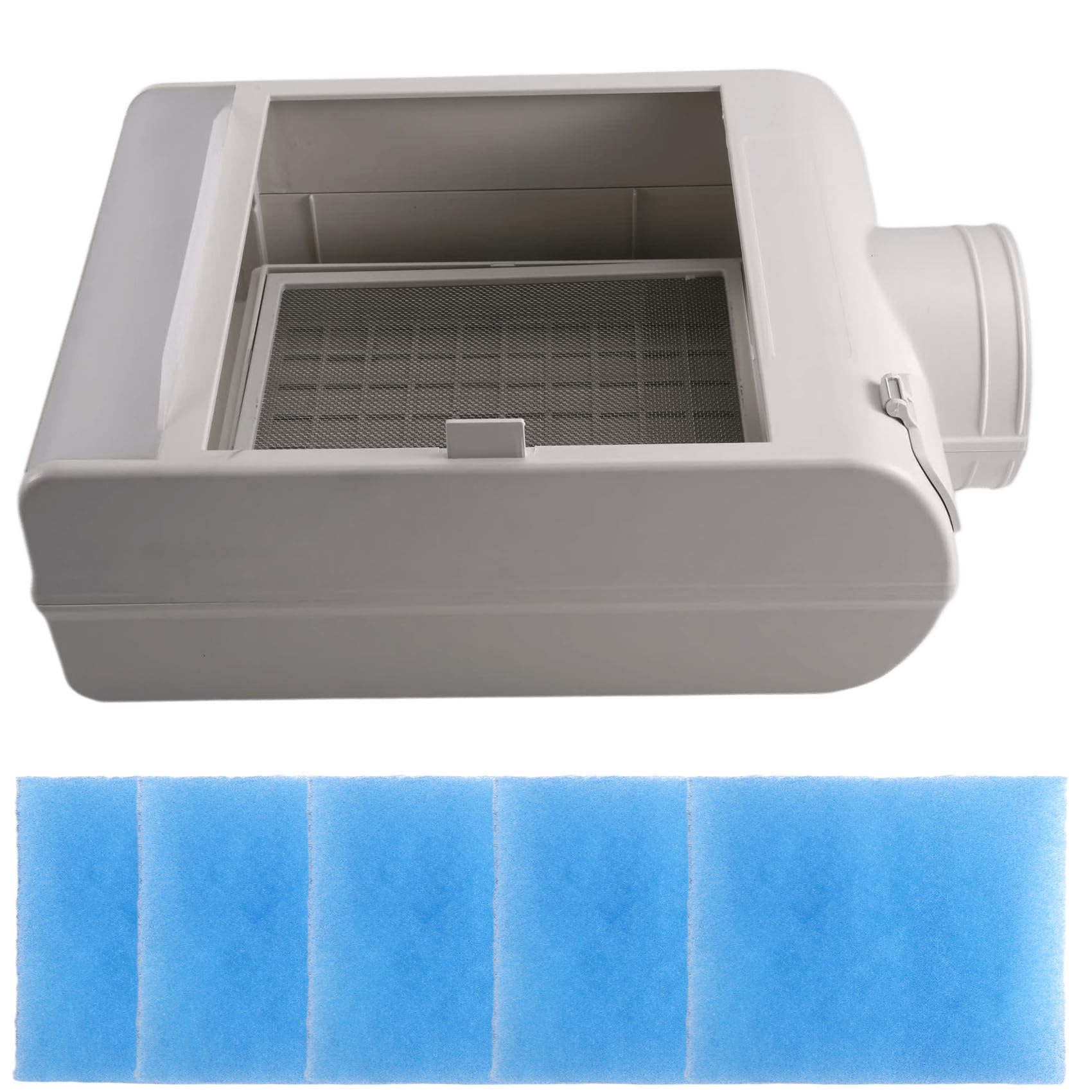Hndhbfgrt Indoor Dryer Vent Screen Filter and Water Drawer System for Electric Clothes Dryers