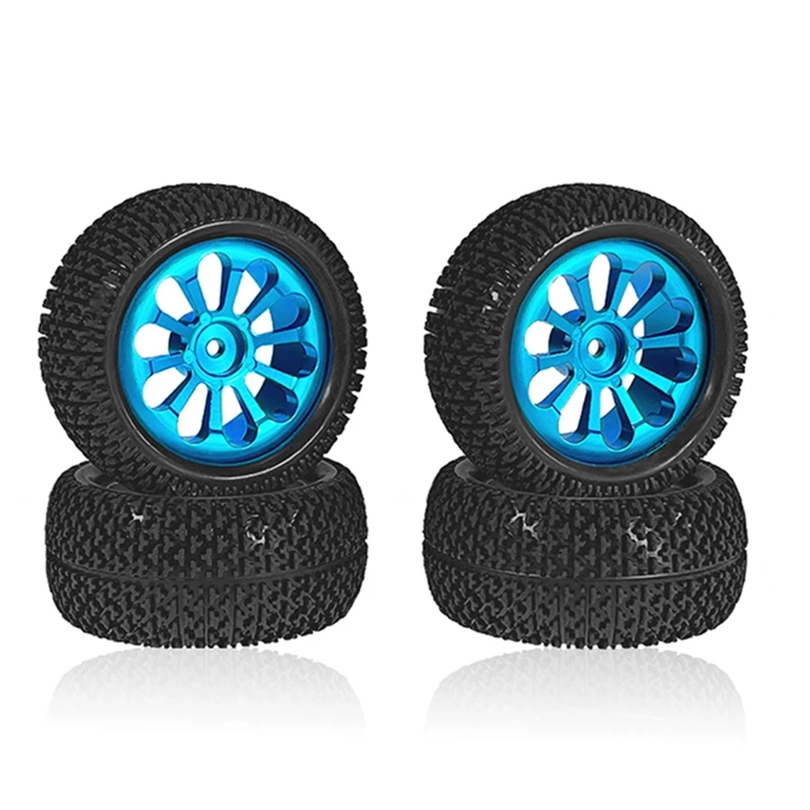 para MJX para Hyper Go para Wltoys para SCY para HAIBOXING 1/8 1/16 16207 H16PL 1/14 1/12 Ruedas Metal Neumáticos Hub RC Accesorios Actualización Coche Piezas NeumáTicos RC