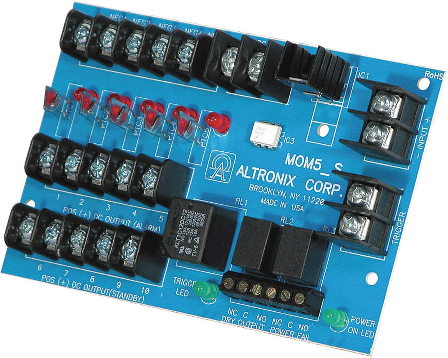 Power Dist Module, 5 Outputs PTC