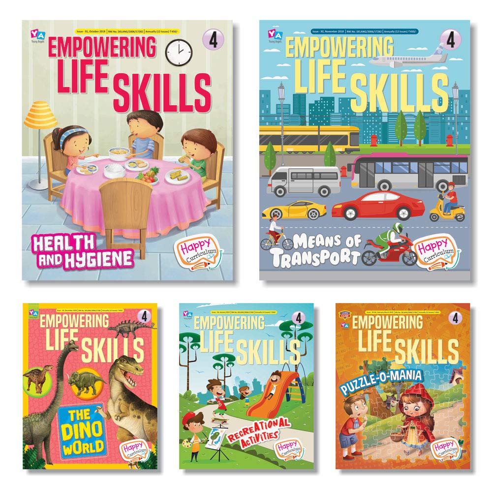 Activity Books for Kids - Young Angels Grade - 4 (Set of 5 Books)