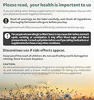 Vista 28 de Aceite de semilla negra – 180 cápsulas de cápsulas blandas (sin OMG y vegano) Premium prensado en frío Nigella Sativa que produce aceite de semilla