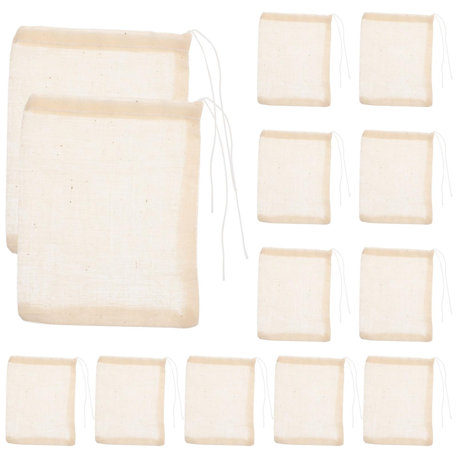 Bolsas de filtro de algodón reutilizables para colar café y guardar dulces