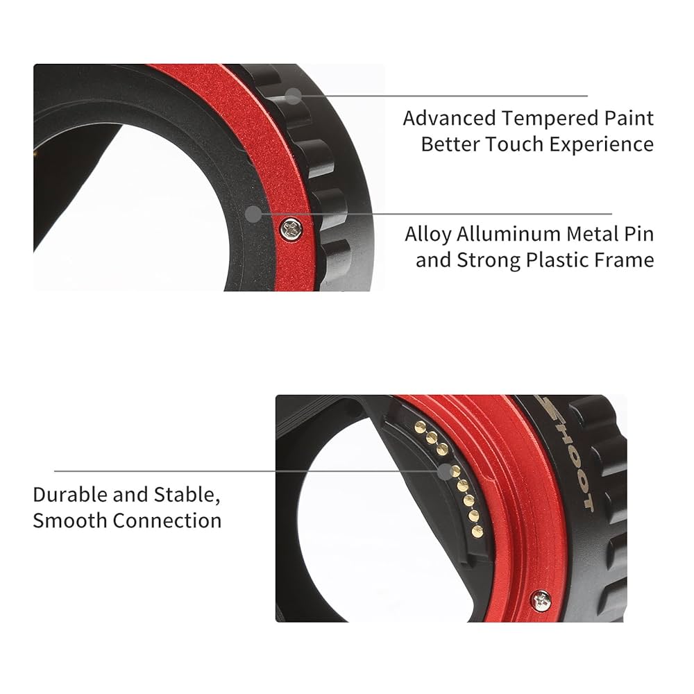 Amazon.com : D&F AF Auto Focus Macro Extension Tube Set EOS