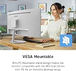 Moniteur d'ordinateur msi PRO MP341CQW E12 34 pouces VA 3440 x 1440 (UWQHD), 120 Hz, Adaptive-Sync, HDMI, DisplayPort, montable VESA, haut-parleur, 1 ms, blanc