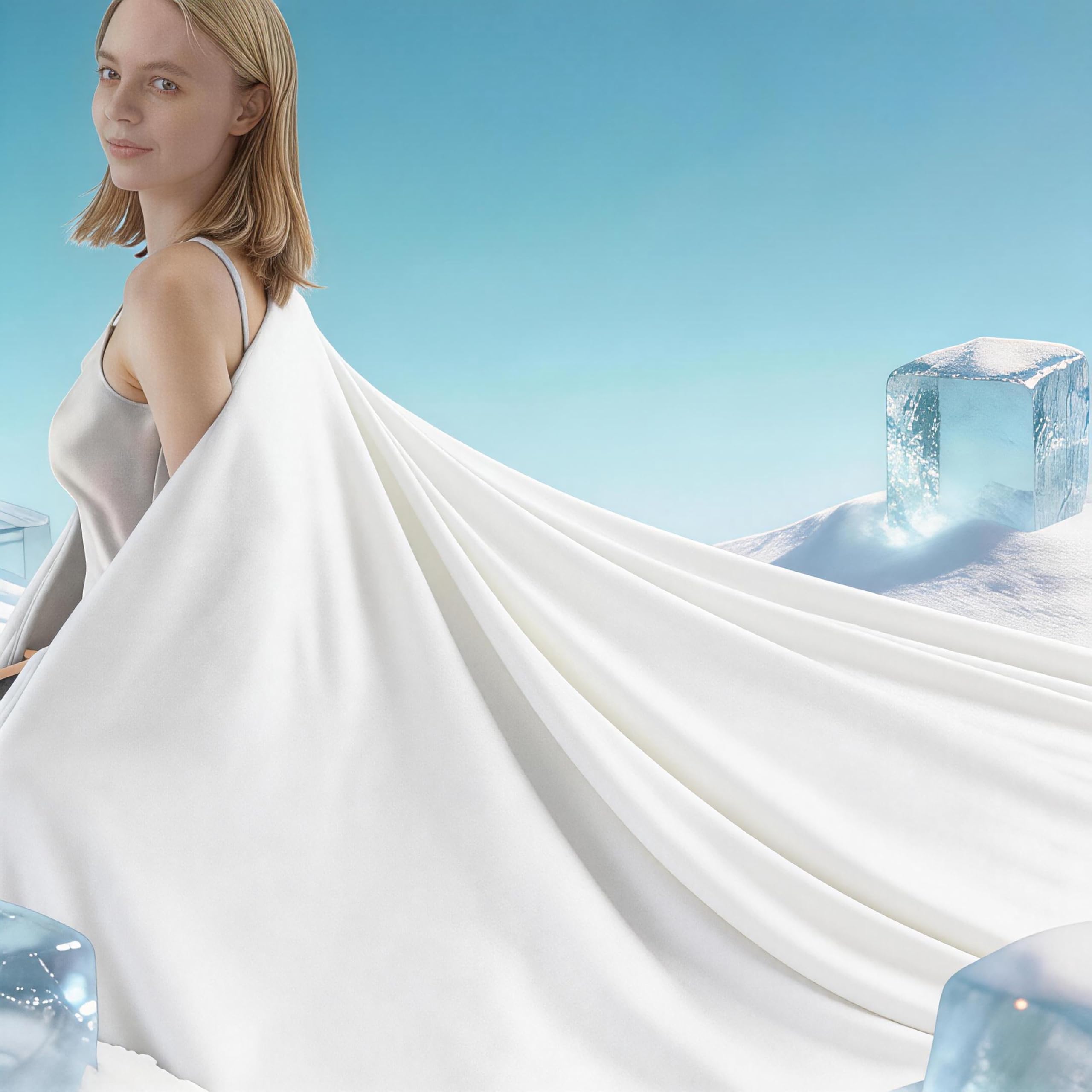 DOWNCOOL Cooling Blanket White