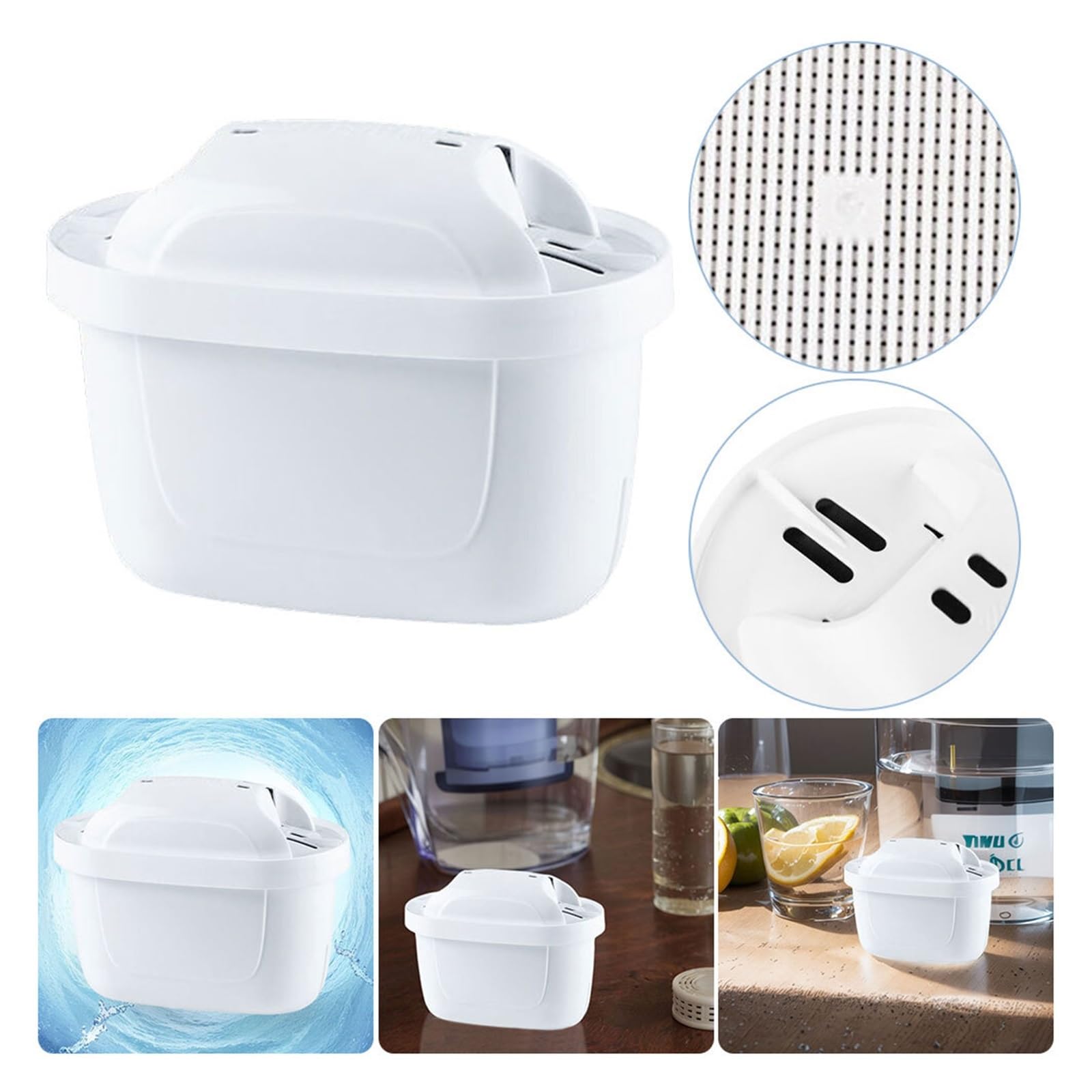 Recambio Filtro Agua Conteo Cartuchos Universales Reductores | Cartucho de filtro de agua con filtro de repuesto de cloro y cal
