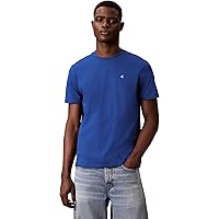 Calvin Klein SS Classic Monogram Tee LV04RD254G Tees, Blu (Chase Blue)