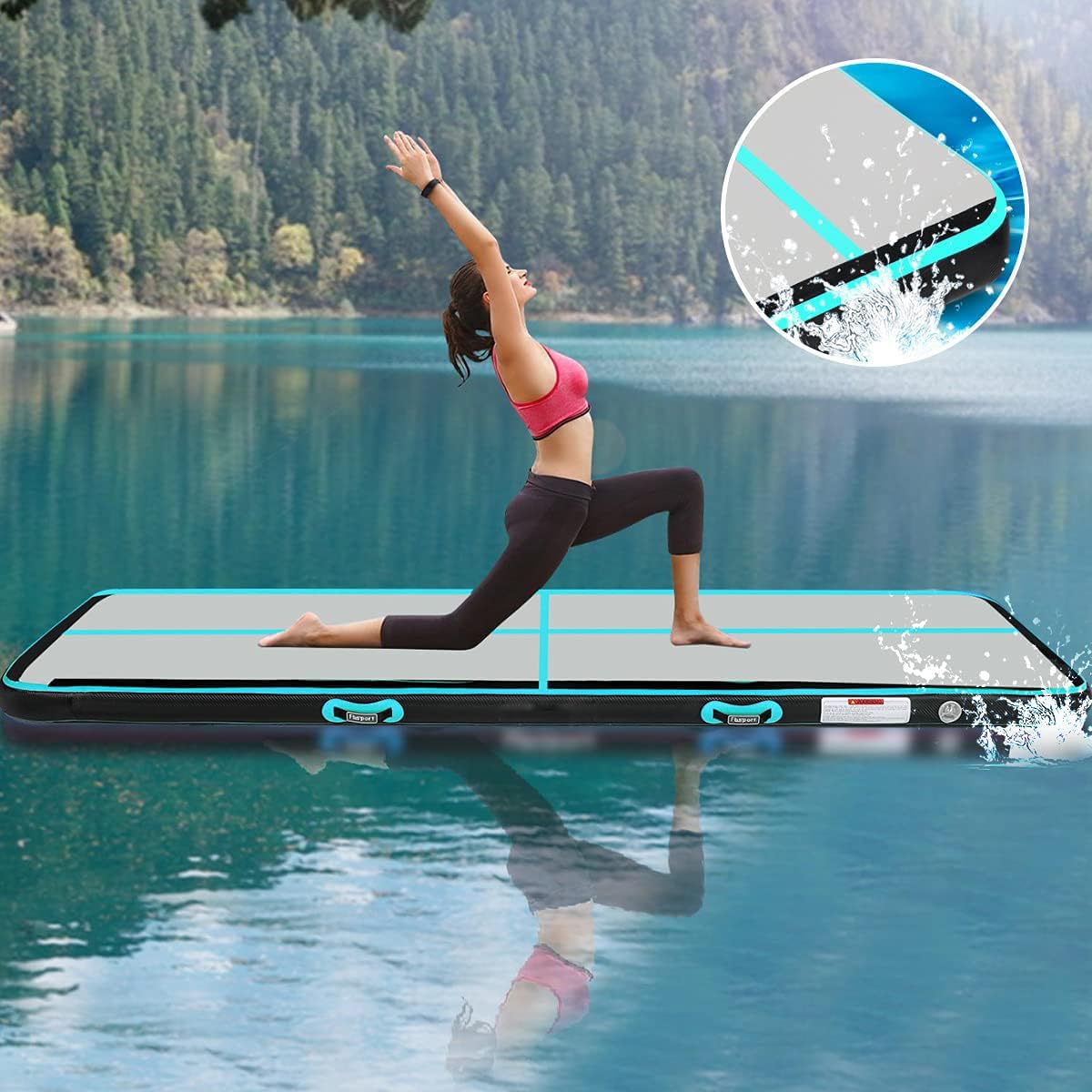 FBSPORT Inches Thickness Airtrack, Tumble Track Air Mat