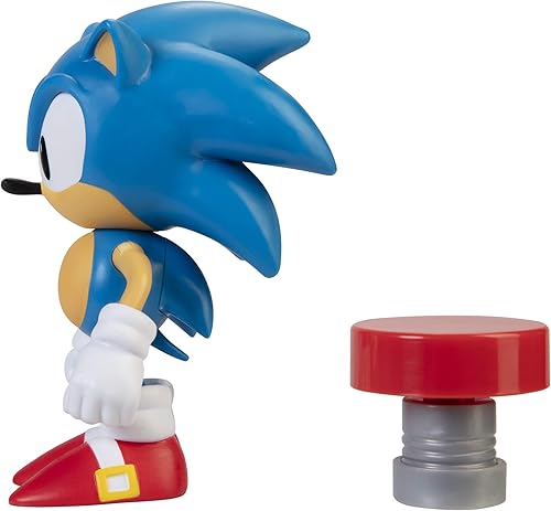 Miniatura 4 de Sonic 4"- Classic Sonic w/Spring- Wave 4 (en línea) articulado