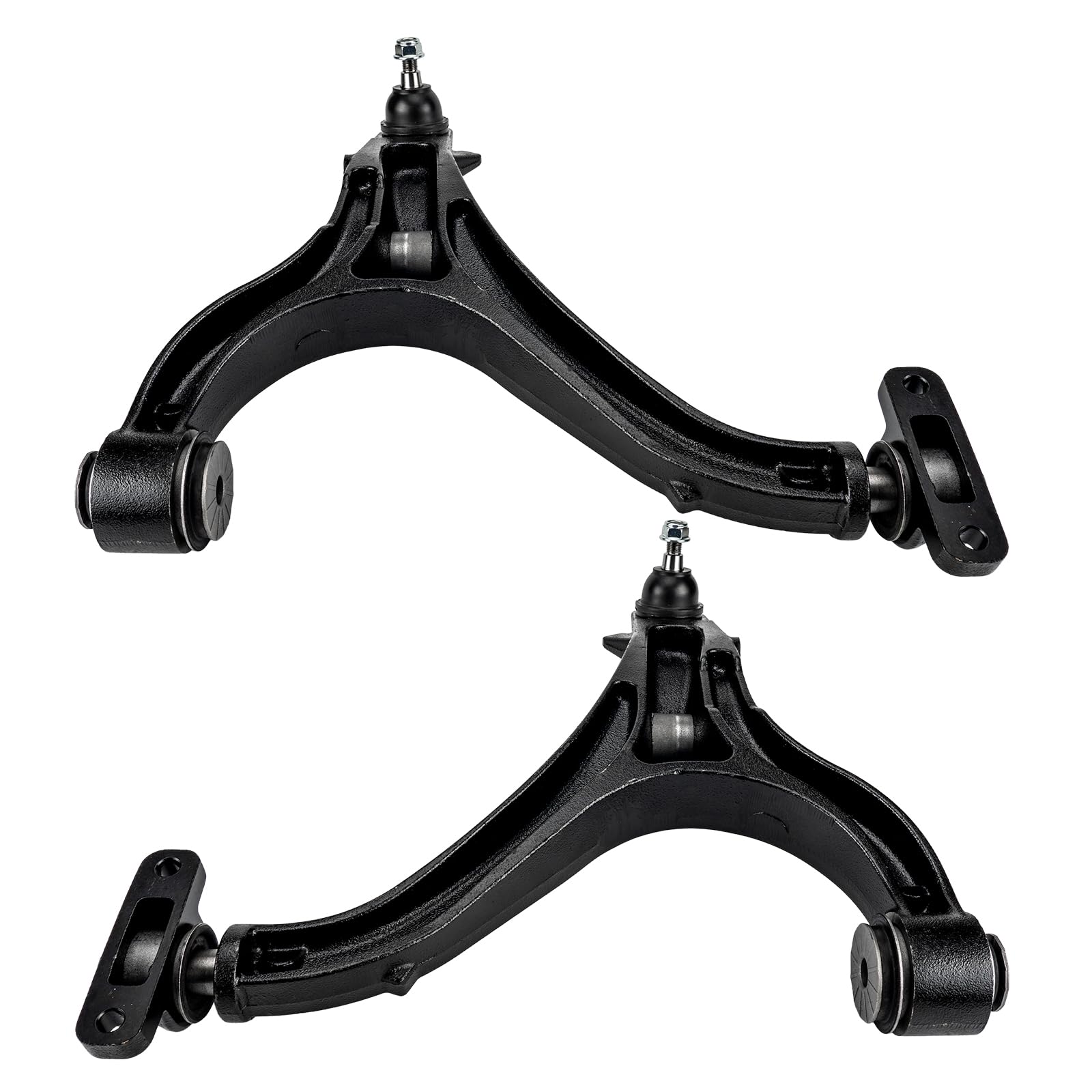 Photo 1 of **2 PACKAGES. SCRAPES FROM TRANSPORT **KAC Front Upper Lower Control Arm w/Ball Joints Assembly Compatible with Jeep Grand Cherokee Commander 2005 2006 2007 2008 2009 2010 Suspension Kit K621375 K621374 2pcs