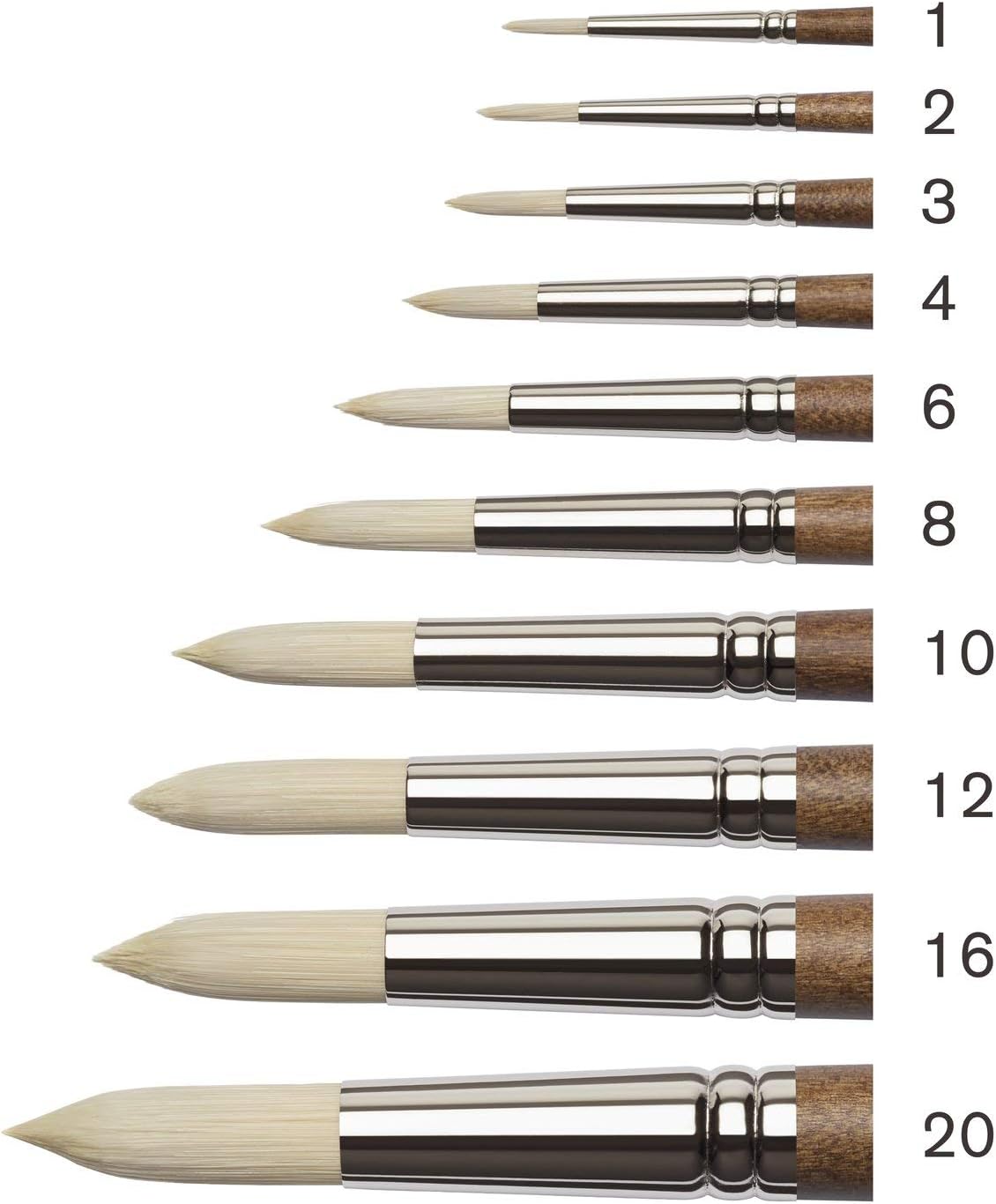 Winsor & Newton Artists' Oil Synthetic Brush, Round #8