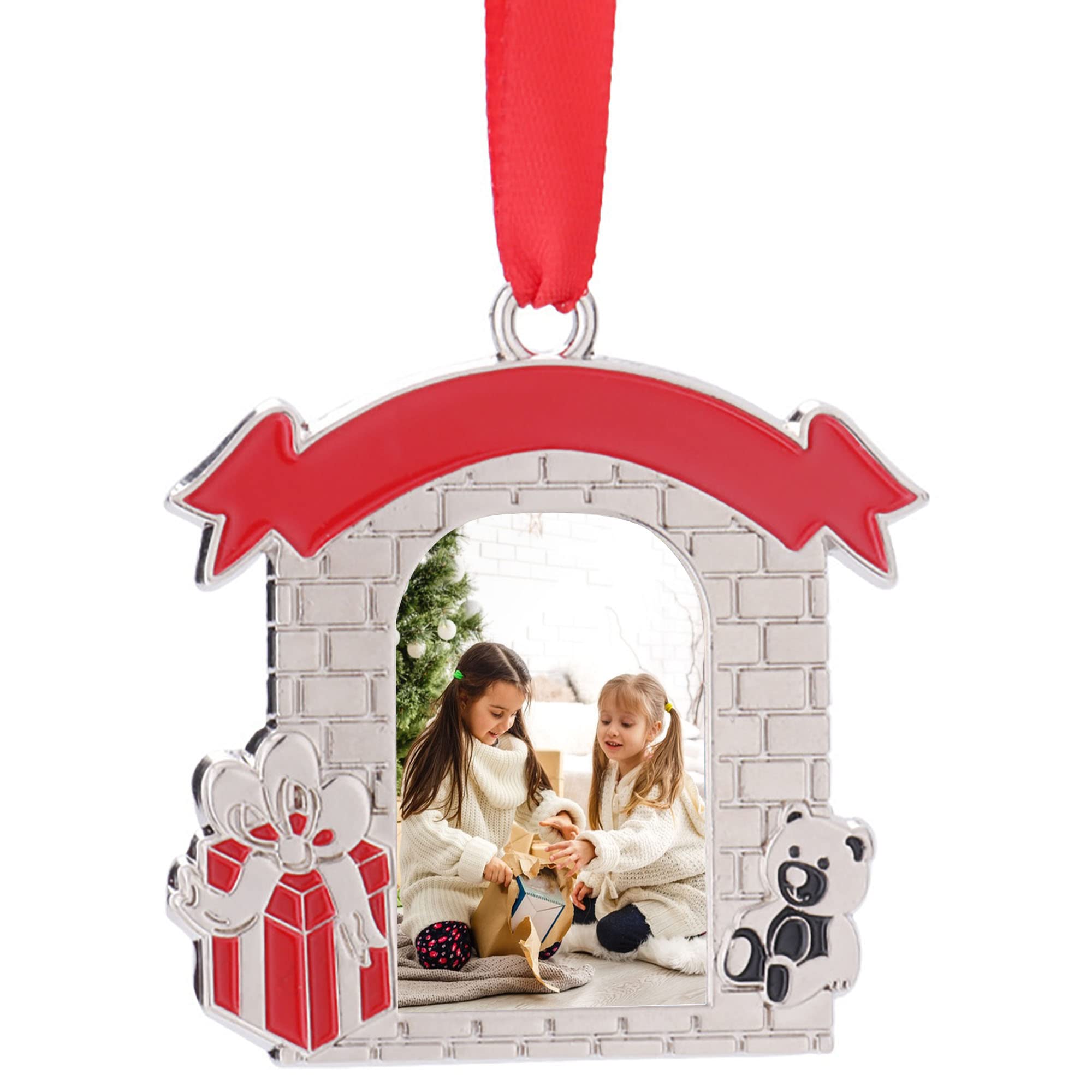 Personalized picture frame christmas ornaments Clearance