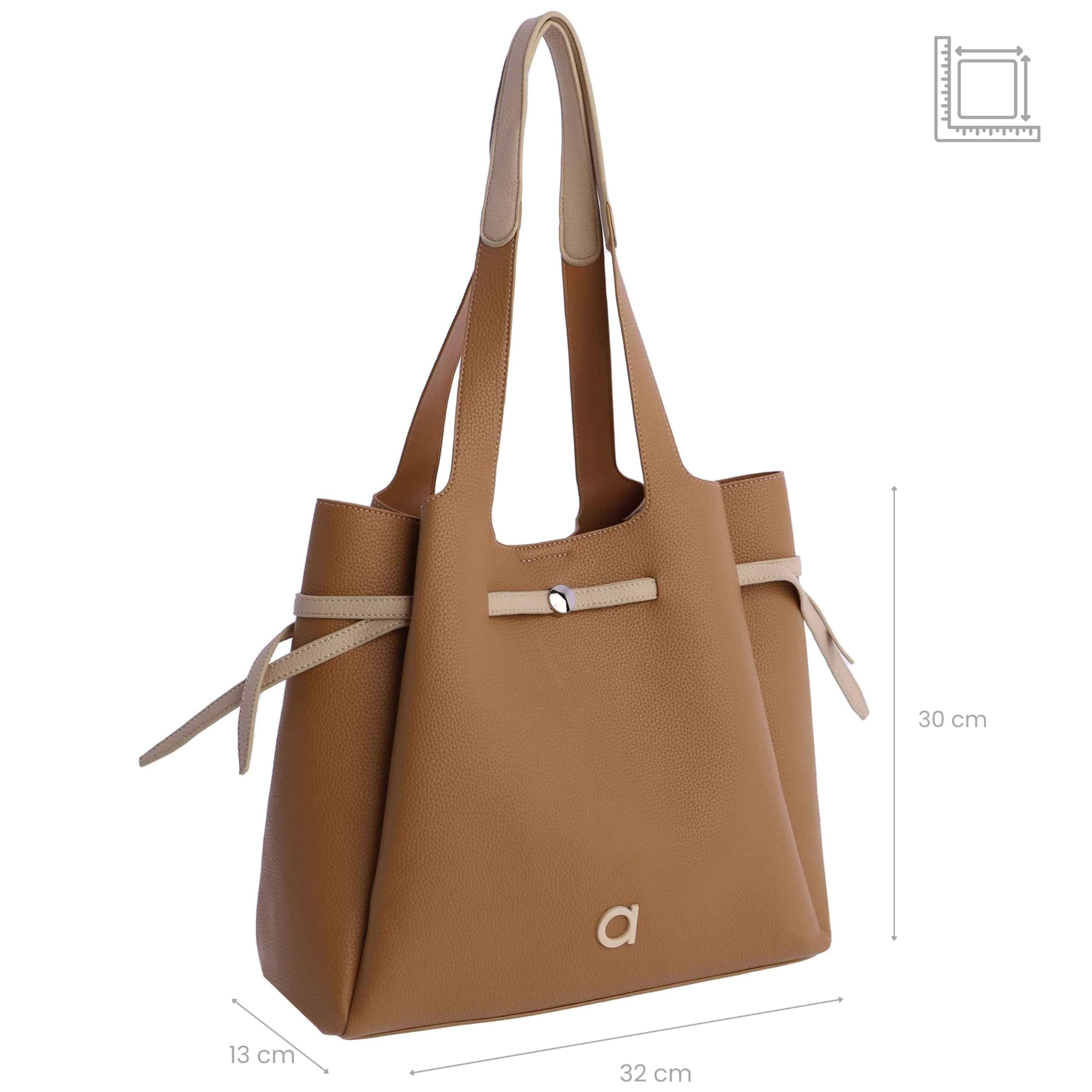 AMICHI - Bolso Shopper para mujer - Bolsos mujer de hombro ligeros para verano | Ideal para uso diario, compras y escapadas Ofren