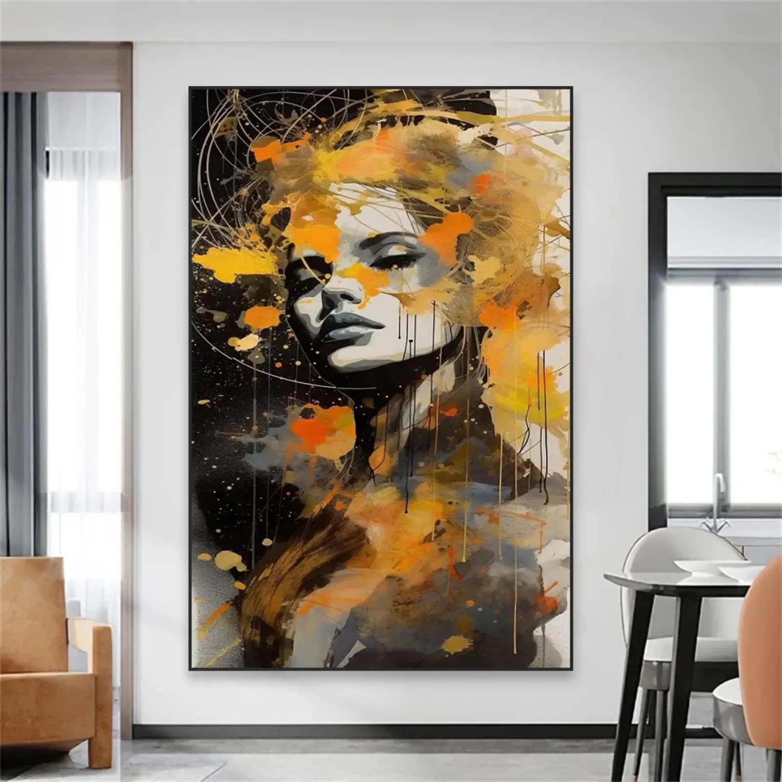 Décoration murale de chambre à coucher affiche toile premium 30x45cm - 7