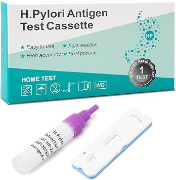 H. Pylori Helicobacter Pylori Stool Test Kit, 10-15 Minutes of Quick Home Testing, The Result is Highly Accurate, Easy to Read and use