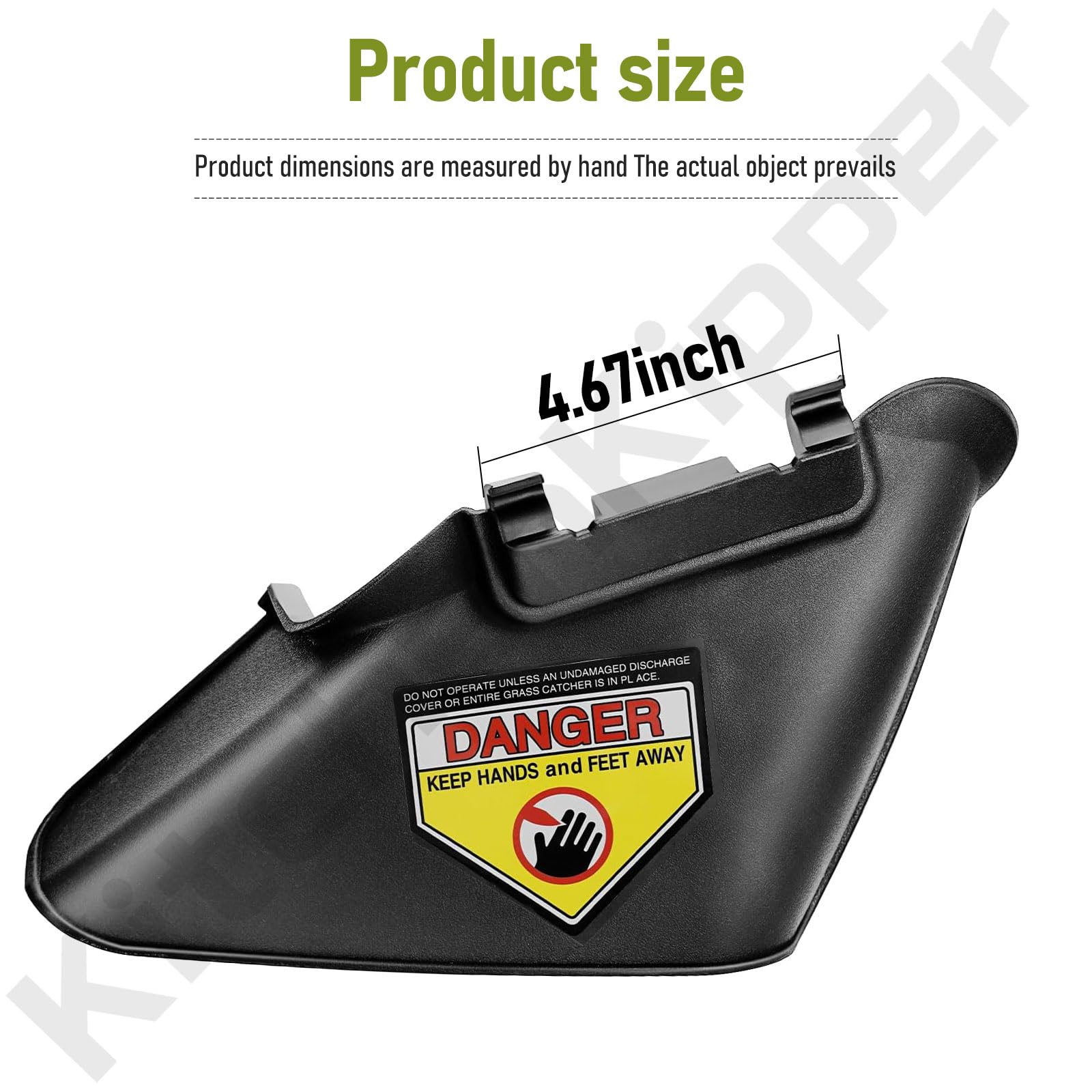 KitchenKipper 731-04177 Side Discharge Chute for Craftsman Huskee Troy Bilt 21