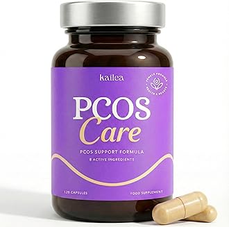 8-in-1 PCOS Support Supplement - 2,000mg Myo Inositol, NAC, Maca Root, Cinnamon, Chromium, Folate, Zinc, Vitamin D3 | Hormone Balance, Ovarian Health & Weight Management Support | 30-Day Supply