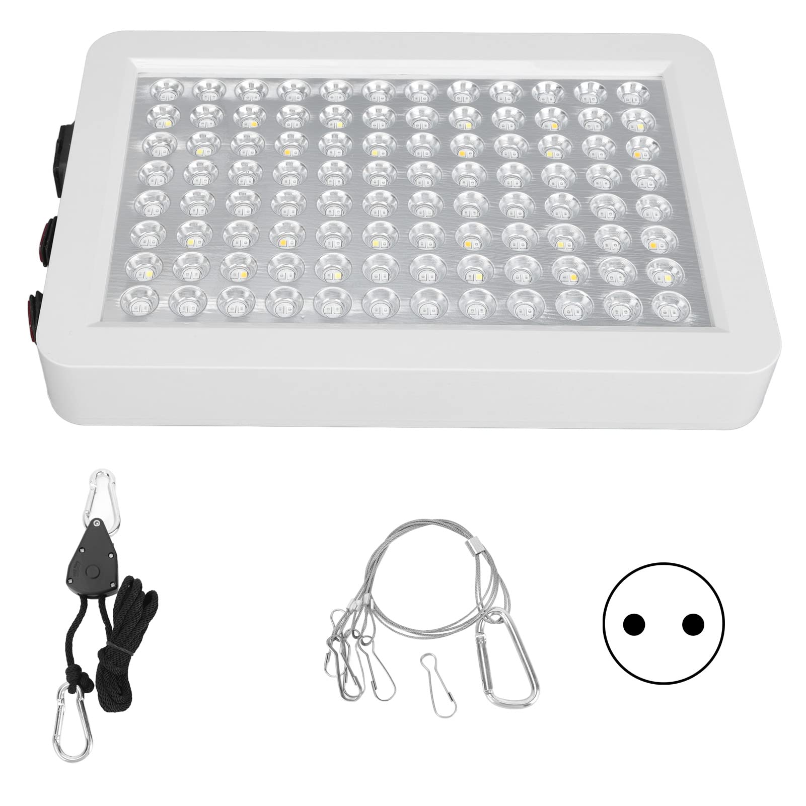 Fdit Luce per Coltivazione a LED a Spettro Completo con modalità VEG BLOOM Impermeabile per Piante da Interno Serra Succulente (Spina europea Grande)
