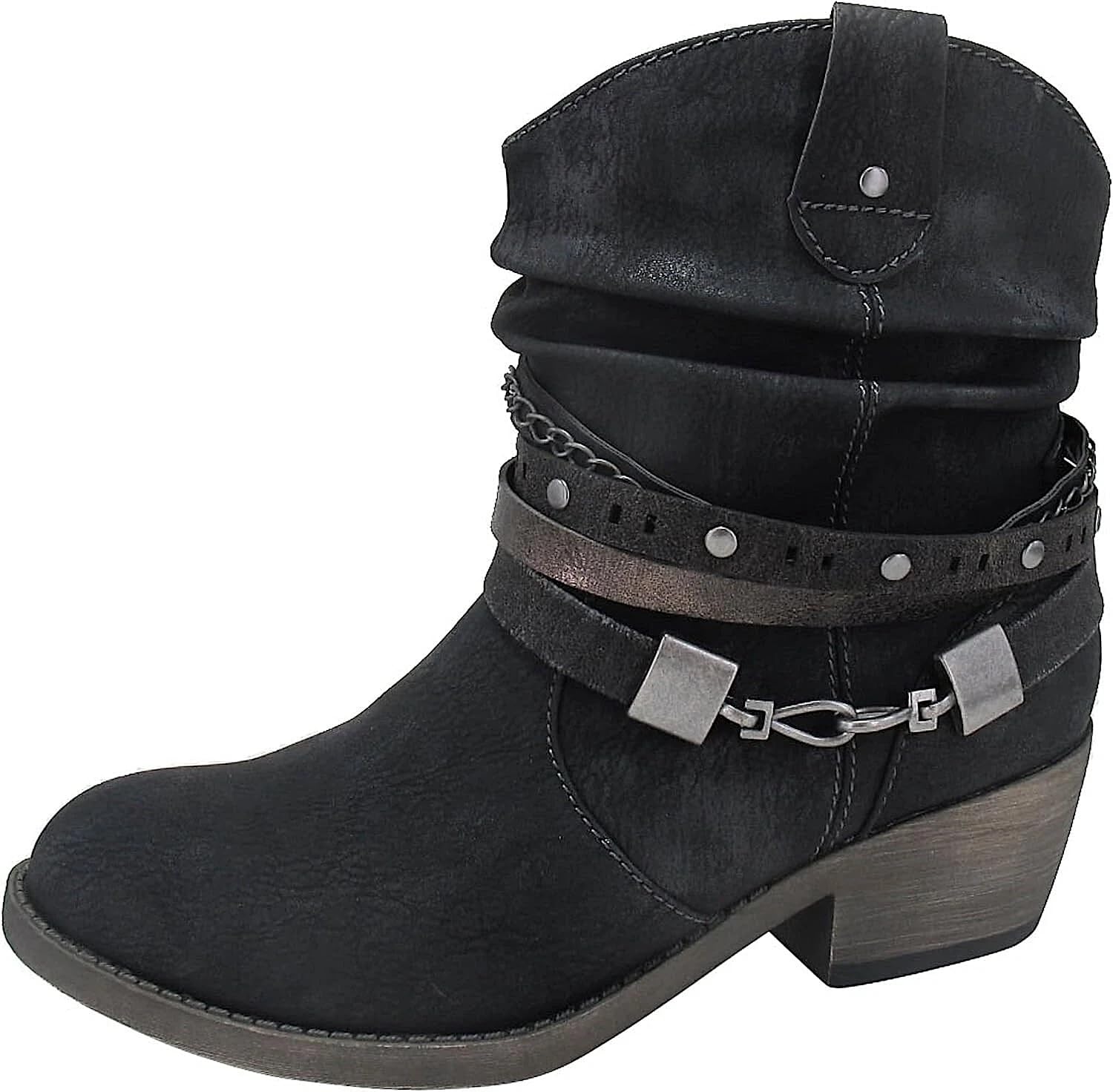 Jellypop Womens Nashville Western Ankle Boots