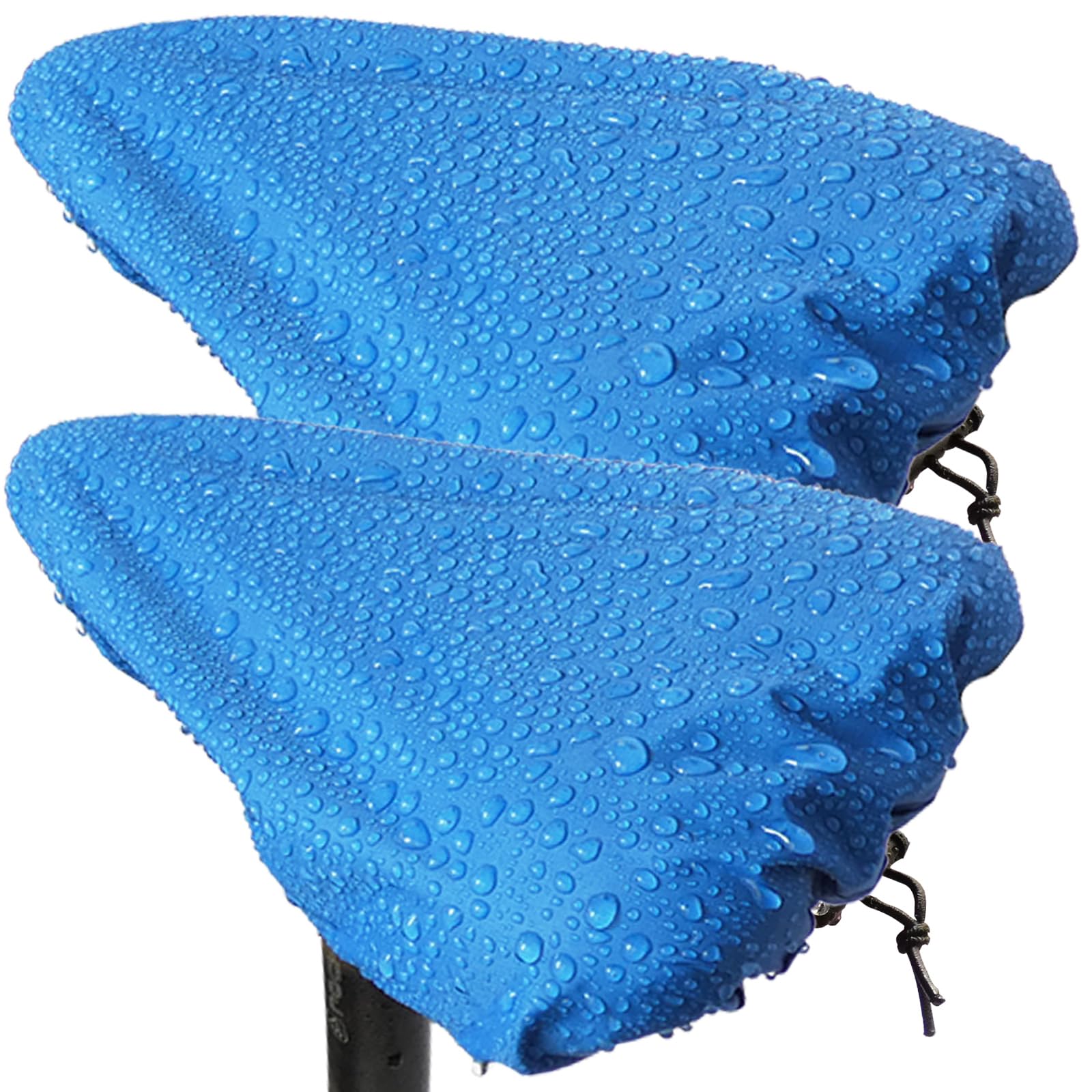 Waterproof Bicycle Seat Covers Dustproof Rainproof UV-Resistant and Windproof Easy to Install and Clean Reusable Suitable for Men’s and Women’s Mountain Bike and Narrow Seats(2pcs Sky Blue)
