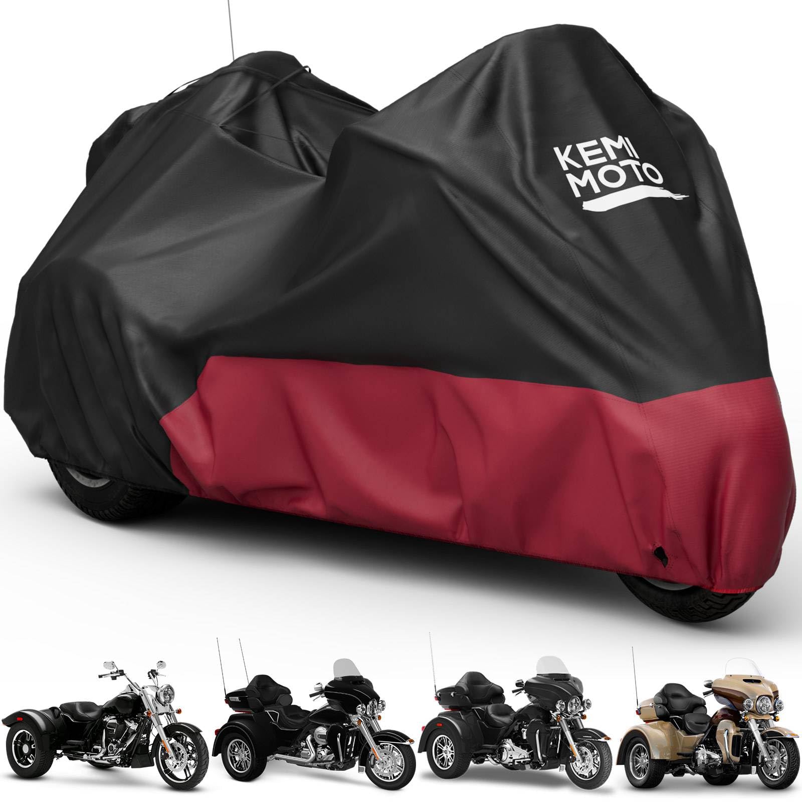Amazon | KEMIMOTO 3輪オートバイカバー トライクモデルフリー 