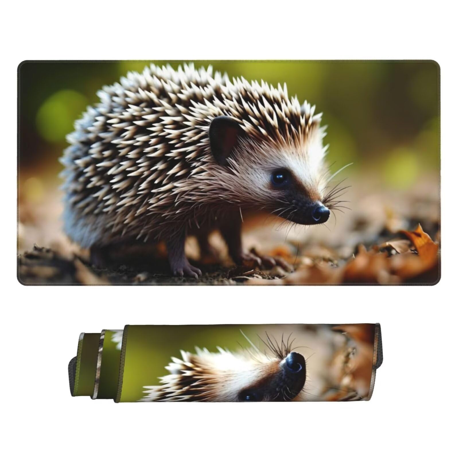 Gamingowa podkładka pod mysz XXL, 1200 x 600 mm, zwierzęta, podkładka pod mysz, duża, 120 x 60 cm, rozszerzona podkładka na biurko, akcesoria gamingowe z przyszytymi krawędziami dla poprawy precyzji i