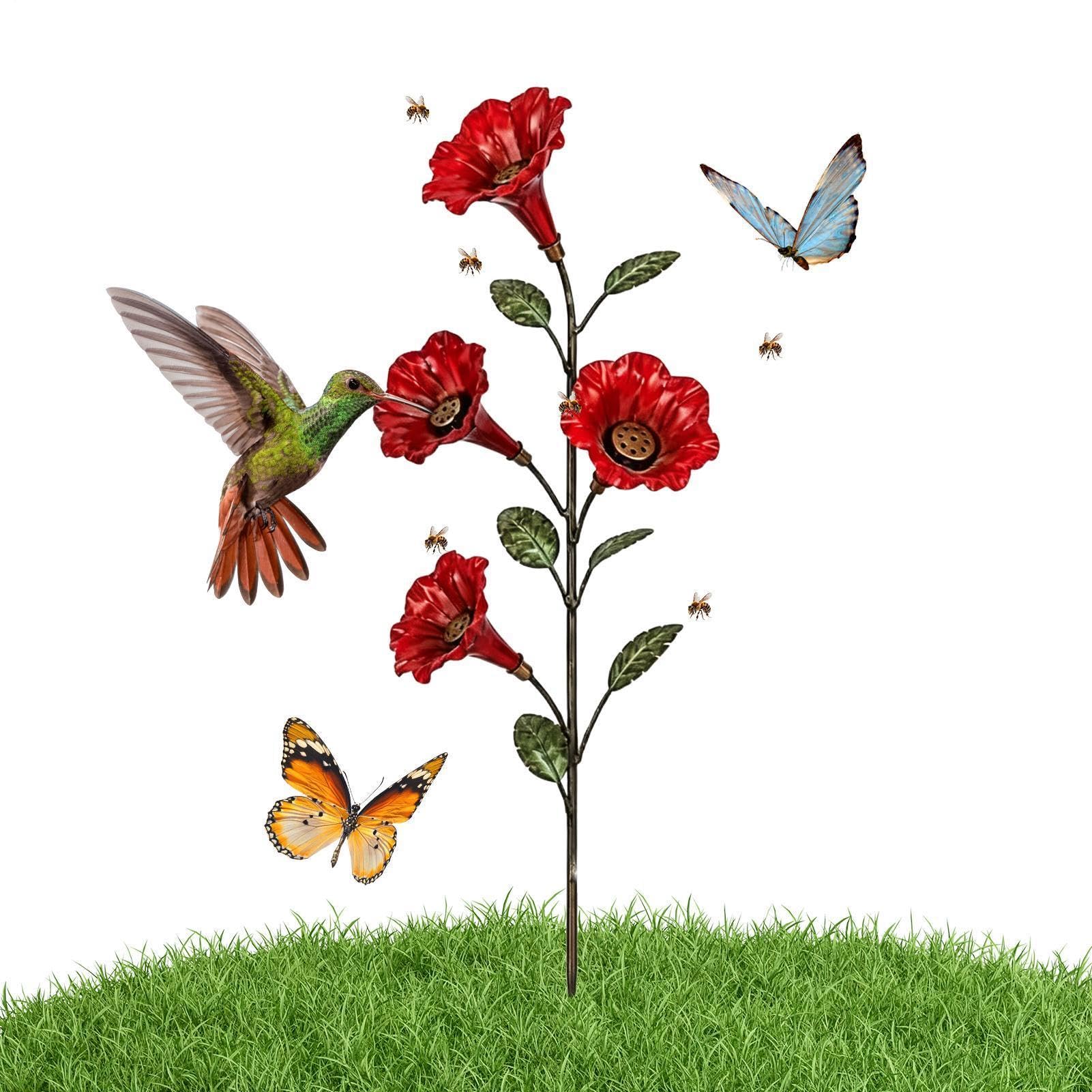 Mangiatoia Per Colibrì A Forma Di Per Giardino Decorazione Prato a Forma di