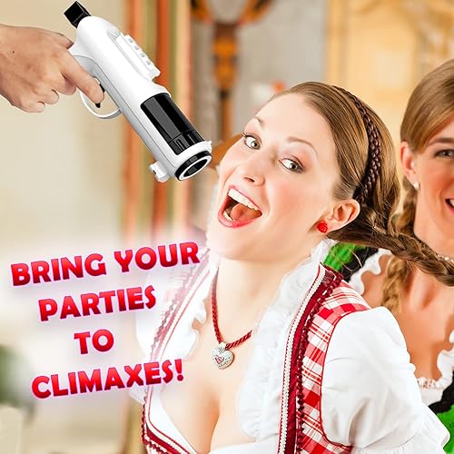 Miniatura 2 de Pistola de cerveza de escopeta, con 2 cartuchos, pistola de tiro de alcohol, chugger como regalo de alcoholcerveza para fiesta