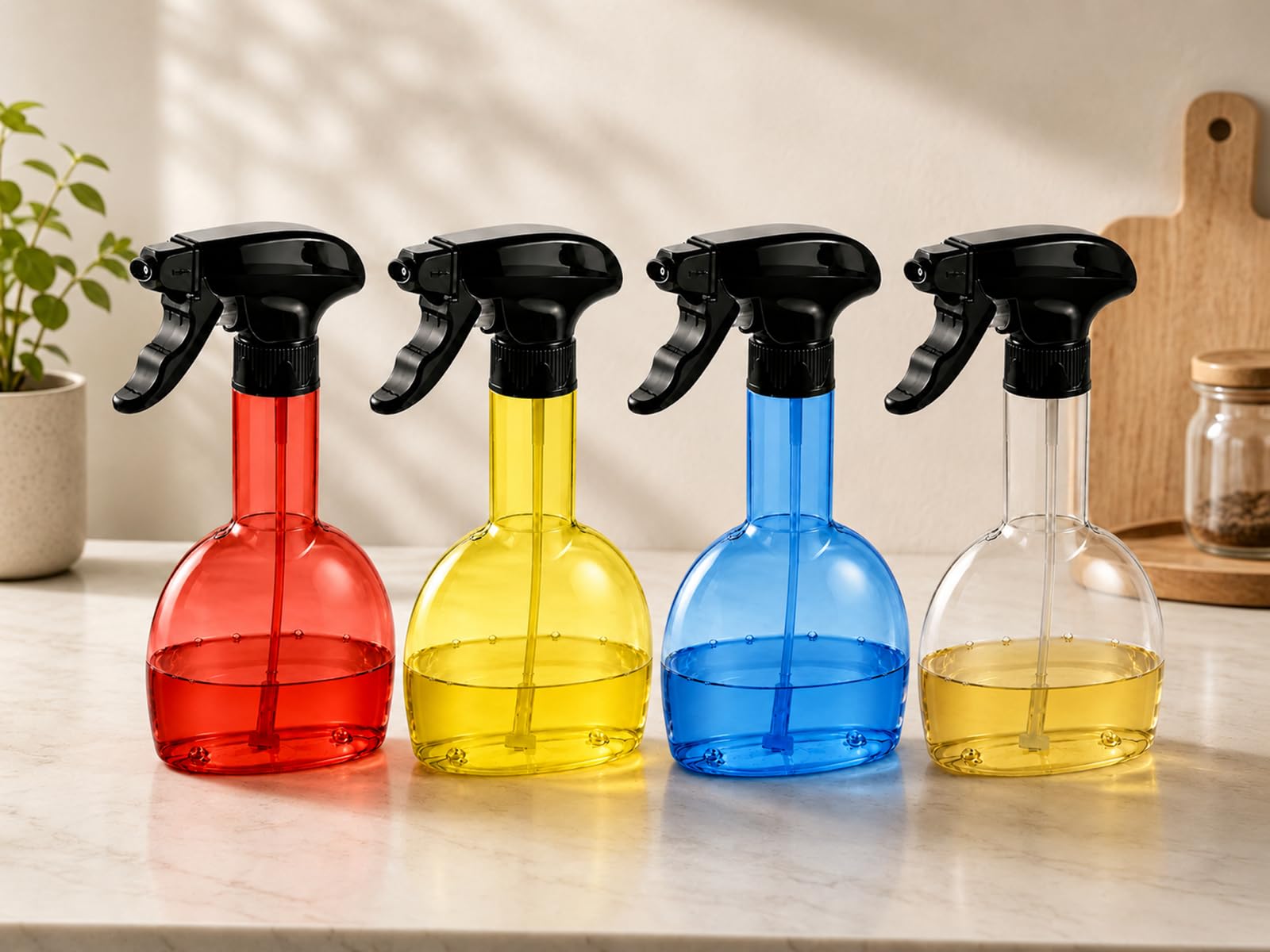 Pulverizador de aceite para cocinar, botella pulverizadora de aceite de oliva de 280 ml, de plástico de grado alimenticio, para freidora de aire, ensalada, barbacoa, hornear, a prueba de fugas