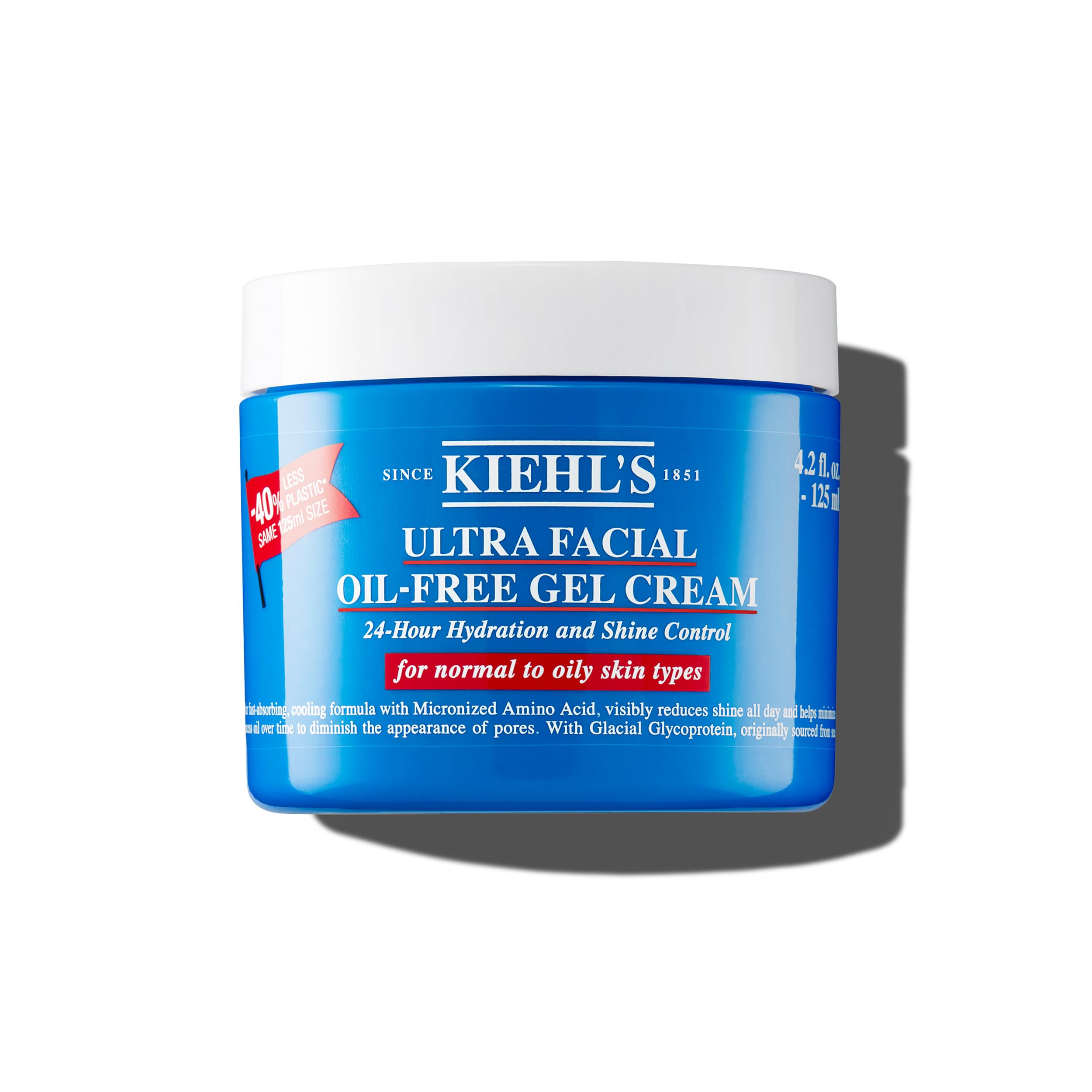 KIEHL'S Ultra Facial Oil-Free Gel Cream, Crema in Gel Idratante, Per Pelli da Normali a Grasse