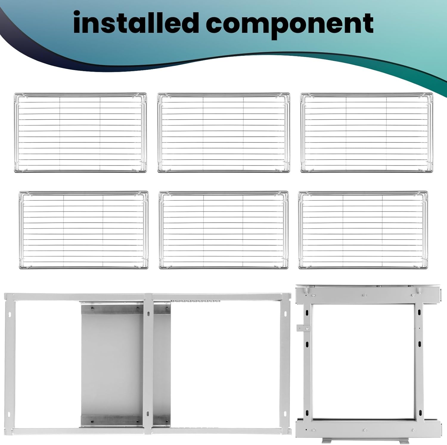 Min 15" W Opening Blind Corner Pull Out Organizer, 3 Tier 6 Shelf Kitchen Cabinet Organizer, Left Open & Right Open Compatible Slide Out Storage Organizer, Chrome Carbon Steel, Silver