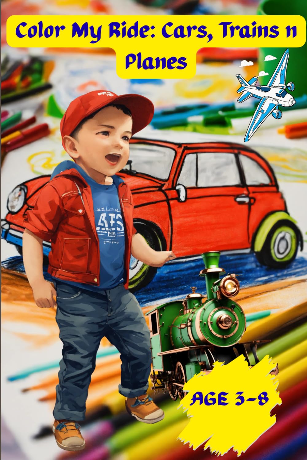 Color My Ride: Cars, Trains & Planes