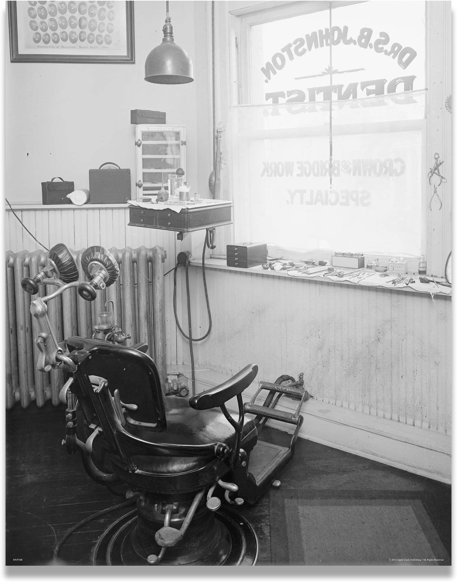 Dentist Motivational Poster Art Print 11x14 Dental Instruments Tools Vintage Photographs Wall Decor Pictures