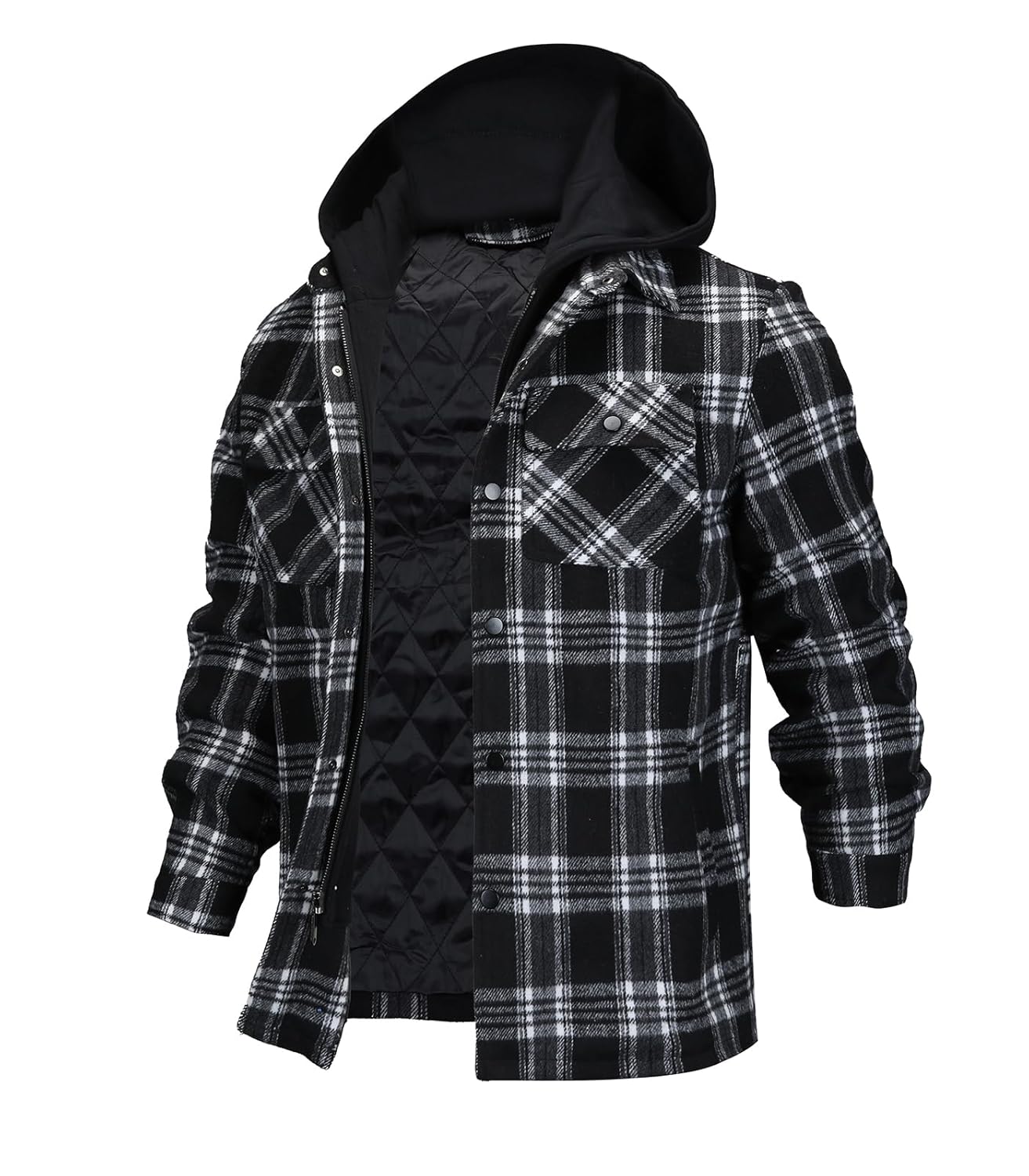 FTIMILD Jaqueta masculina de flanela com capuz, forro de ovelha, acolchoado, com capuz, xadrez, uso ao ar livre, casual em promoção! Veja a oferta e mais achadinhos de Jaquetas & Casacos 8 Hoje é o melhor dia para comprar FTIMILD Jaqueta masculina de flanela com capuz, forro de ovelha, acolchoado, com capuz, xadrez, uso ao ar livre, casual com aquele preço maroto! Promoção! Aproveite a oferta! 8