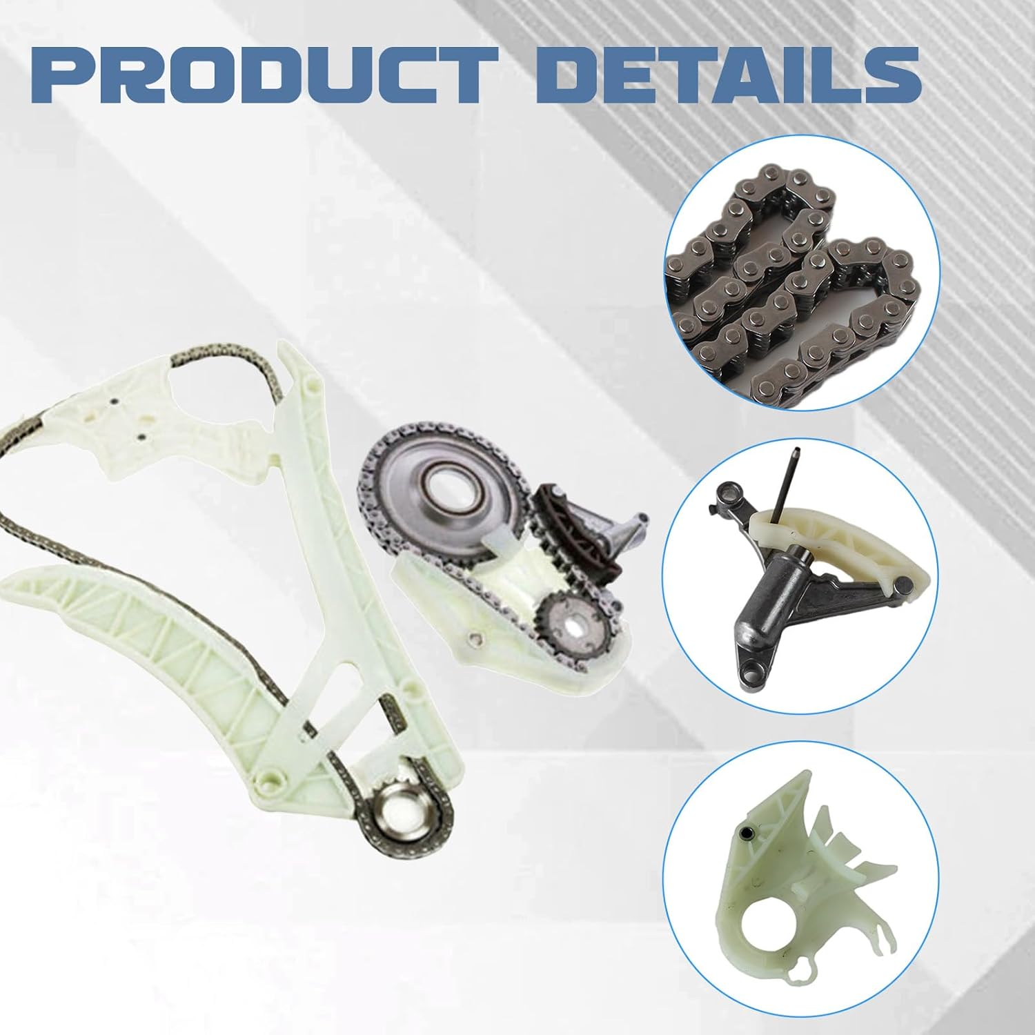 11417605366 Oil Pump Drive Chain Kit Fits for 228 528i 428i 320i X1 X3 X4 X5 Z4 N20 N26 Replace OE 11417605367 Engine Aftermarket Part