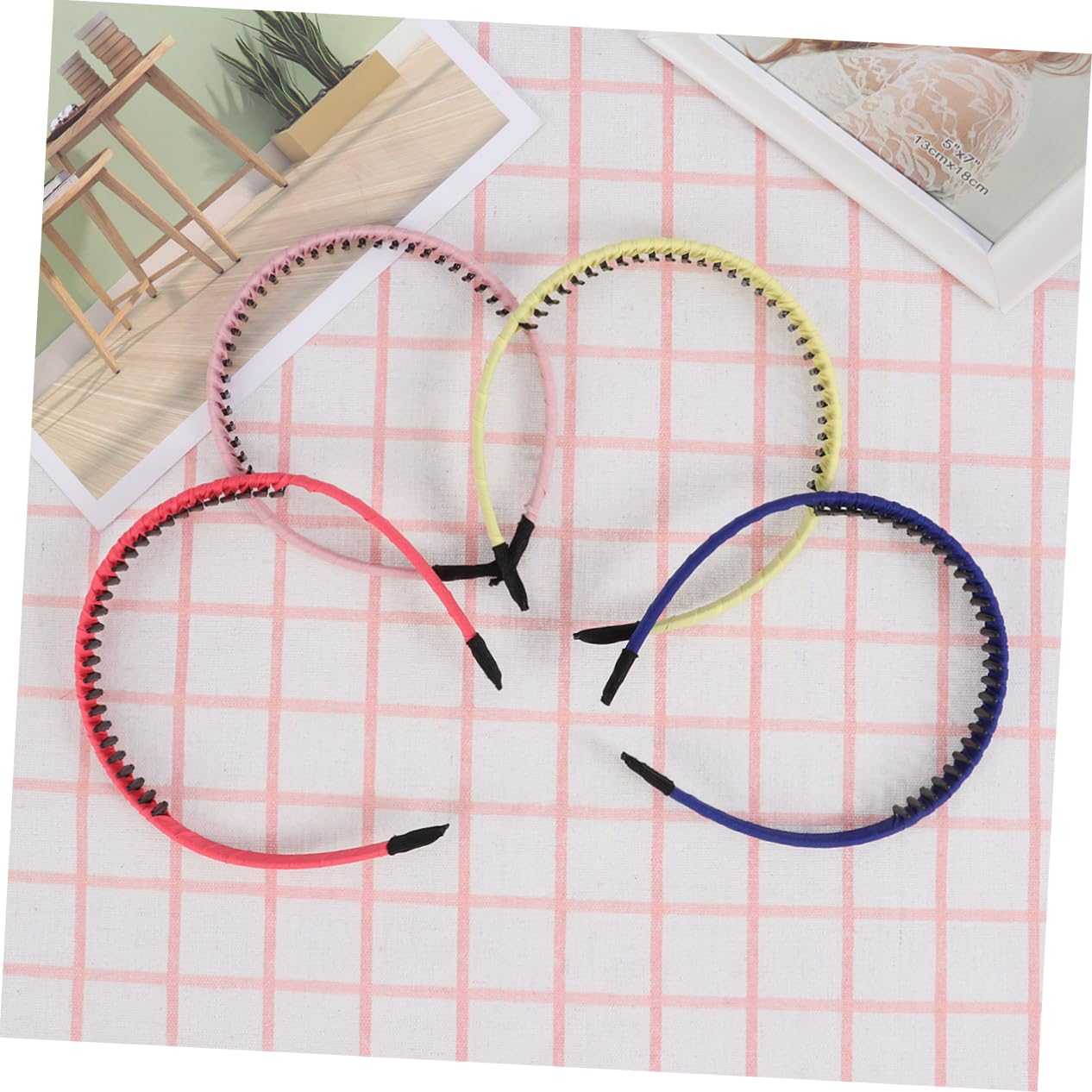 Didiseaon 27pezzi Cerchietto Toothed Headband Tessuto Da Colorati Per Ragazze e Donne Accessori Per Leggeri e Antiscivolo Perfetti Per Occasioni Quotidiane e Festive