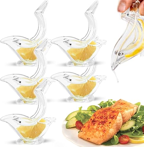 Exprimidor manual de limón prensa manual de acrílico para rebanadas de limón exprimidor portátil transparente para barra de cocina para el hogar