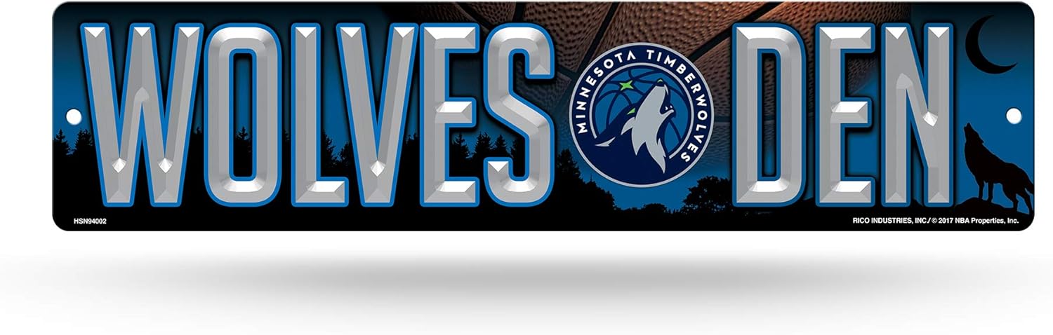 Rico Industries NBA Plastic Street Sign Plastic