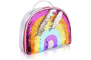 Eoncore Insulated Lunch Bag with Reversible Sequin
