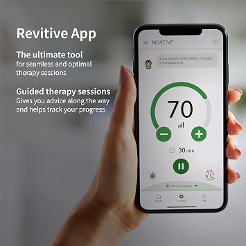 Revitive NEW and Improved Medic Coach® Smart Circulation Booster – Personalised Drug-Free Relief for Leg & Knee Pain, Clinically Proven, Cordless