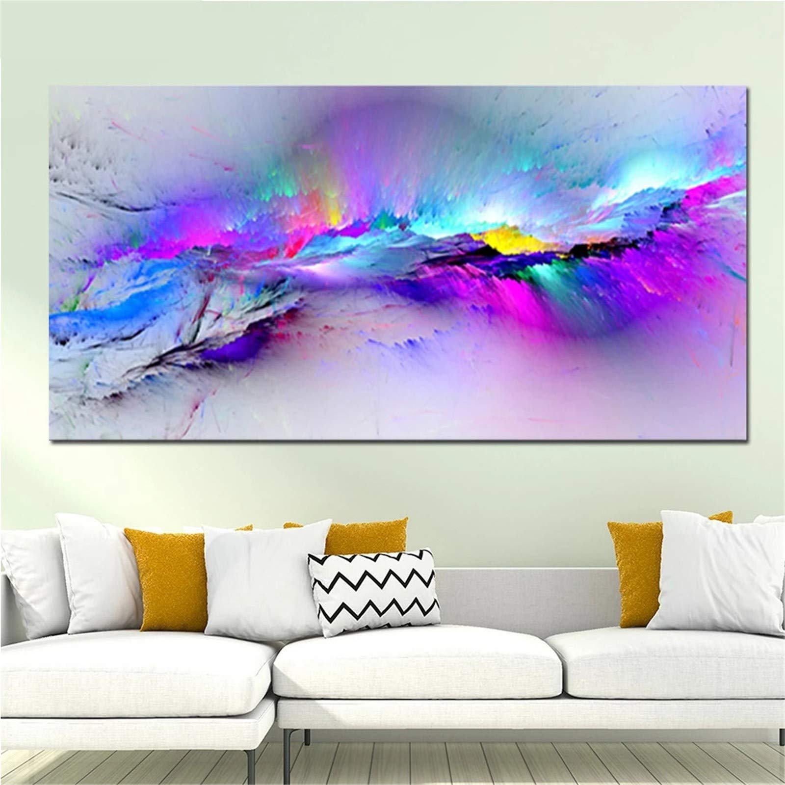 Art Craft salon et chambre : Kit de Peinture Diamant nuages abstraits