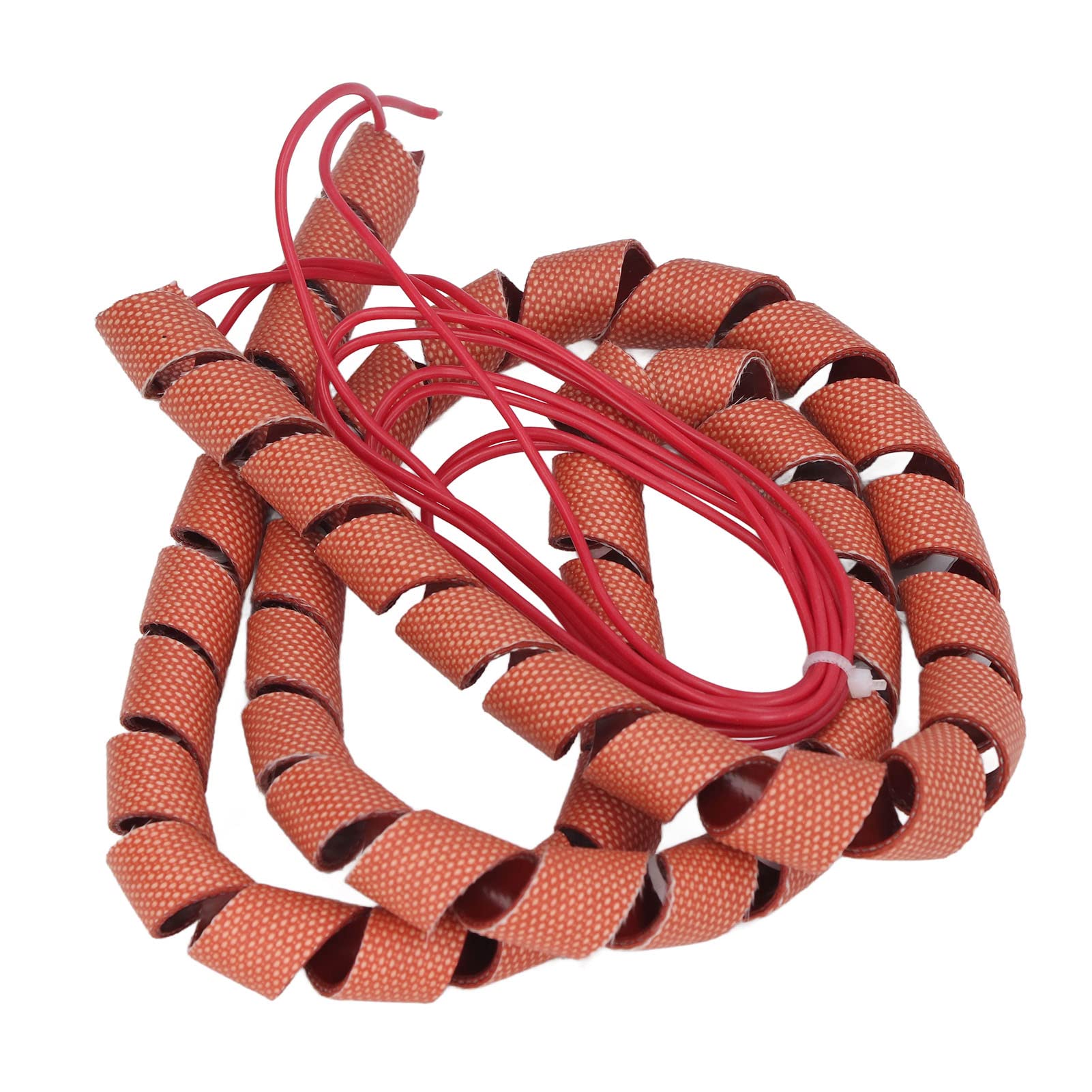 Fabater Nastro Riscaldante in Silicone a Spirale 220V 70W, Avvolgicavo per Tracciamento Termico dei Tubi per Protezione Antigelo, Avvolgimento Riscaldante per Tubi in Silicone Durevole per in (Gel