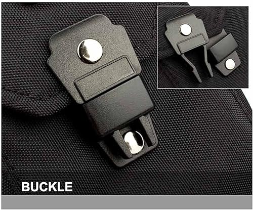 Miniatura 6 de Funda grande de nailon multiusos para iPhone 15 Pro Max 14 Pro Max Galaxy S22 Ultra S23 Ultra Universal Dual Smartphone con clip para cinturón para