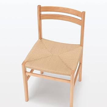 無印良品/MUJI 木製 ペーパーコードチェア B ラバーウッド材 ナチュラル 71ags8yE2IL._UF350,350_QL80_.jpg