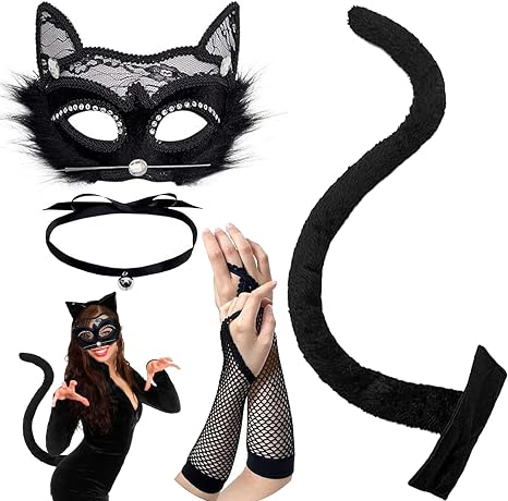 Produktbild von Fuchsschwanz Halloween Masken Fuchs Kostüm Kunstpelz